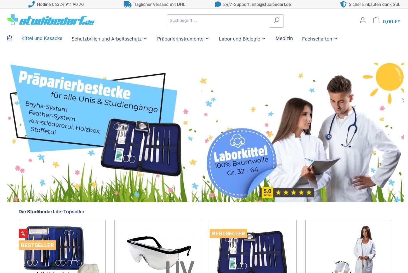 studibedarf.de Screenshot